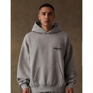 Fear of God ESSENTIALS Dark Oatmeal Gray Hoodie Men’s Large/ Woman’s XL NWT